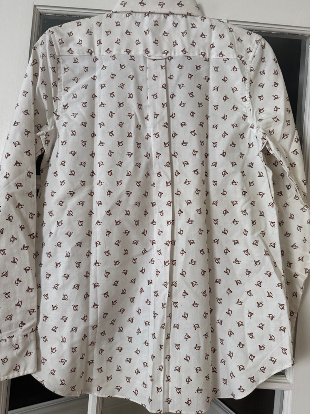 Women’s French horn White Button-Up Shirt - Picture 5 of 5